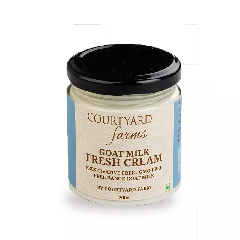 Fresh Cream (Goat Milk) - Courtyard Farms