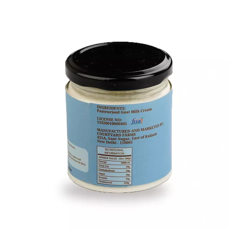 Fresh Cream (Goat Milk) - Courtyard Farms
