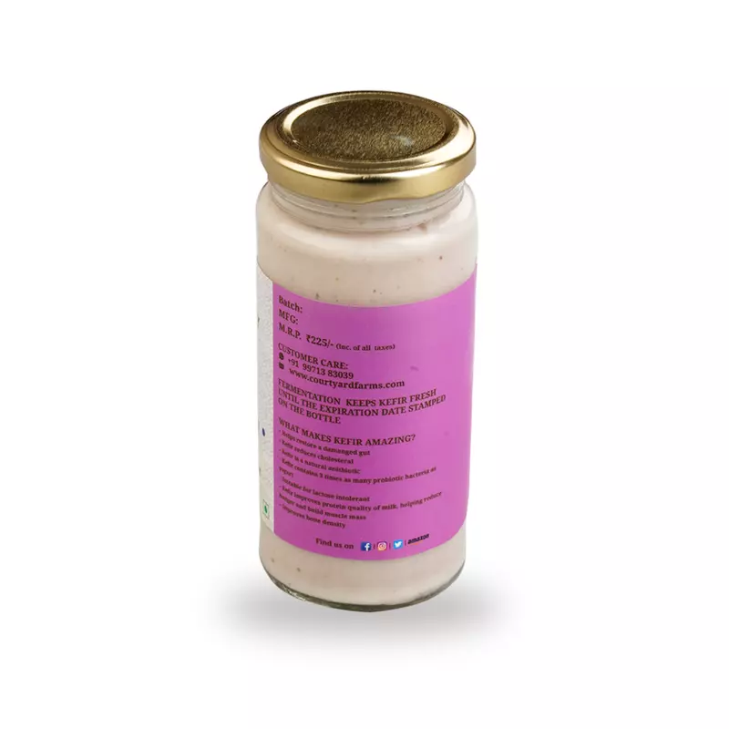Goat Milk Kefir - Strawberry 200 ml (Pack Of 2)
