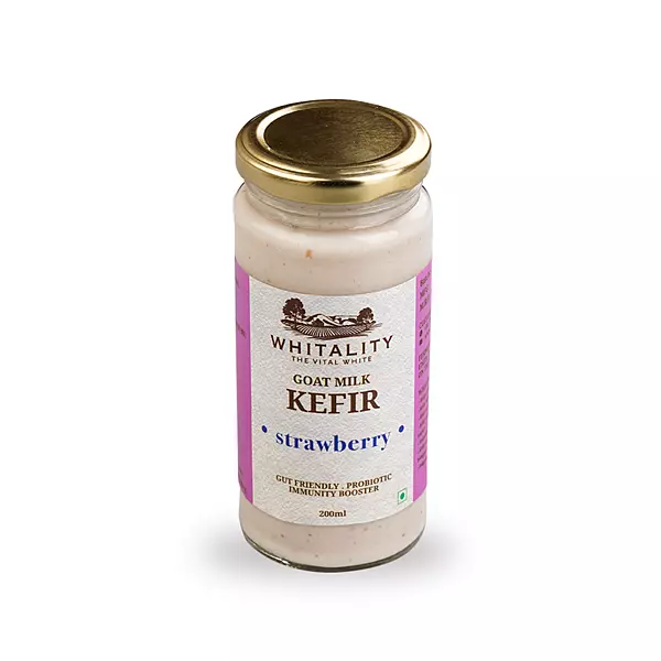 Goat Milk Kefir - Strawberry 200 ml (Pack Of 2)