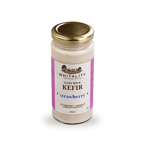 Goat Milk Kefir - Strawberry 200 ml (Pack Of 2)