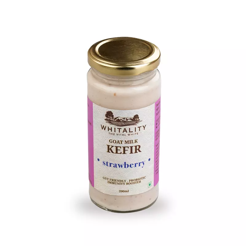 Goat Milk Kefir - Strawberry 200 ml (Pack Of 2)