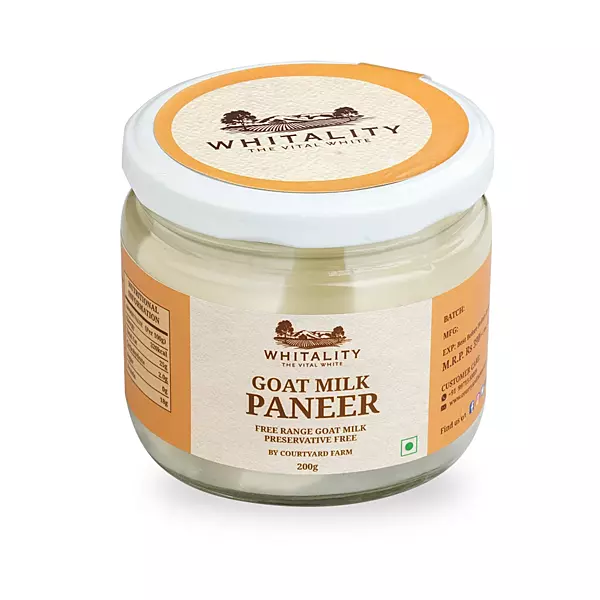 Goat Milk Paneer 200 gms - Courtyard Farms