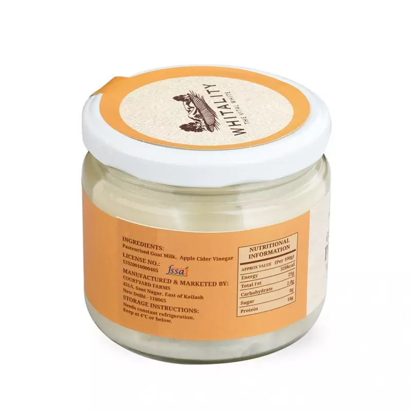 Goat Milk Paneer 200 gms - Courtyard Farms