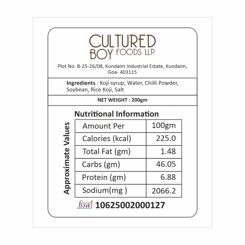 Gochujang – Gluten-Free Fermented Chilli Paste 200 Gms