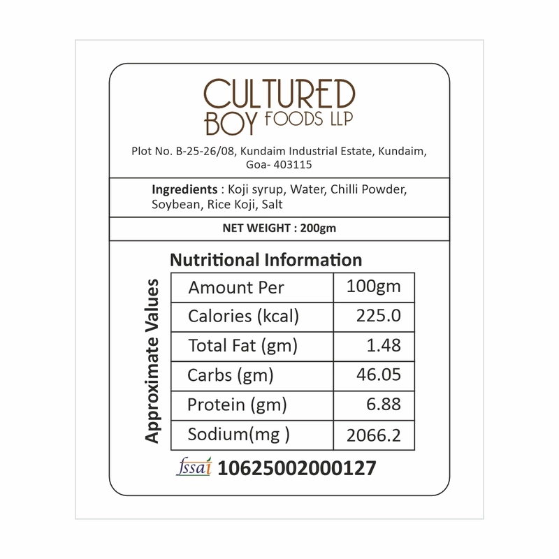 Gochujang – Gluten-Free Fermented Chilli Paste 200 Gms