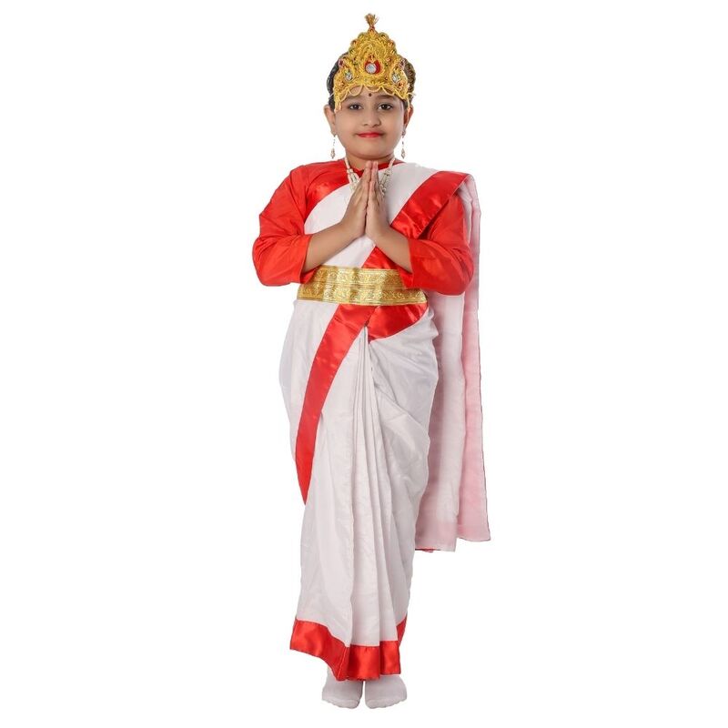 Goddess Saraswati Mata Fancy Dress Costume Goddess Saraswati Mata Fancy Dress Costume
