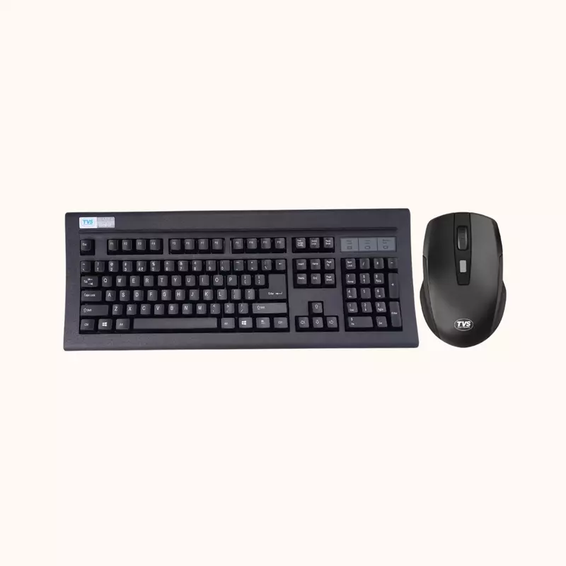 Gold Platina Wireless Mechanical Keyboard and Mouse Combo