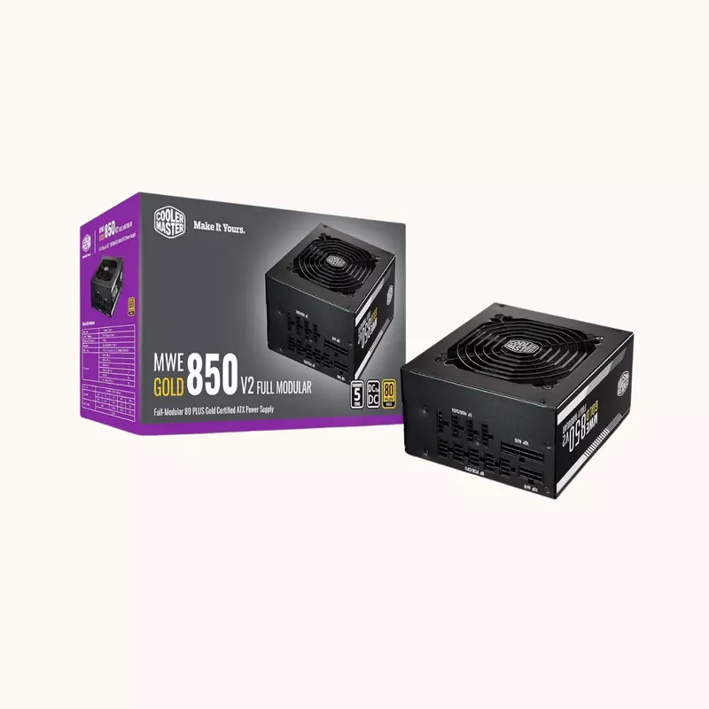 Gold V2 Power Supply - Fully Modular | 80 Plus Gold Certified | 120mm| 850GOLD