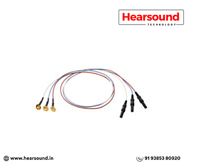 Gold-plated cup electrodes