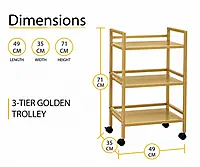 Golden Utility Trolley