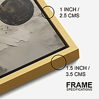 Abstract Couple Wine Art – Modern Face Silhouette Textured Painting Wall Decor