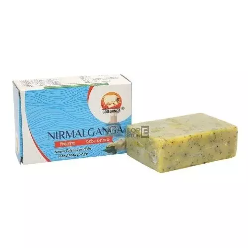 Gou Ganga NIRMALGANGA Neem Tulsi Ayurvedic Handmade Herbal Soap