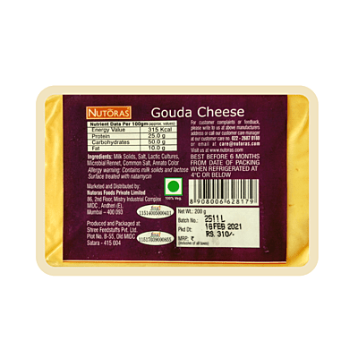 Nutoras Cheese Gouda 200g Nutoras Cheese Gouda 200g
