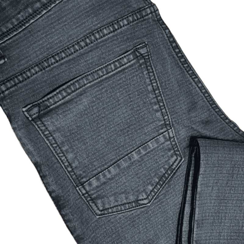 GRAY SELF DESIGN JEANS