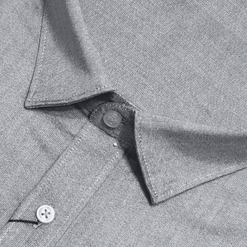 Gray Self Design Shirt