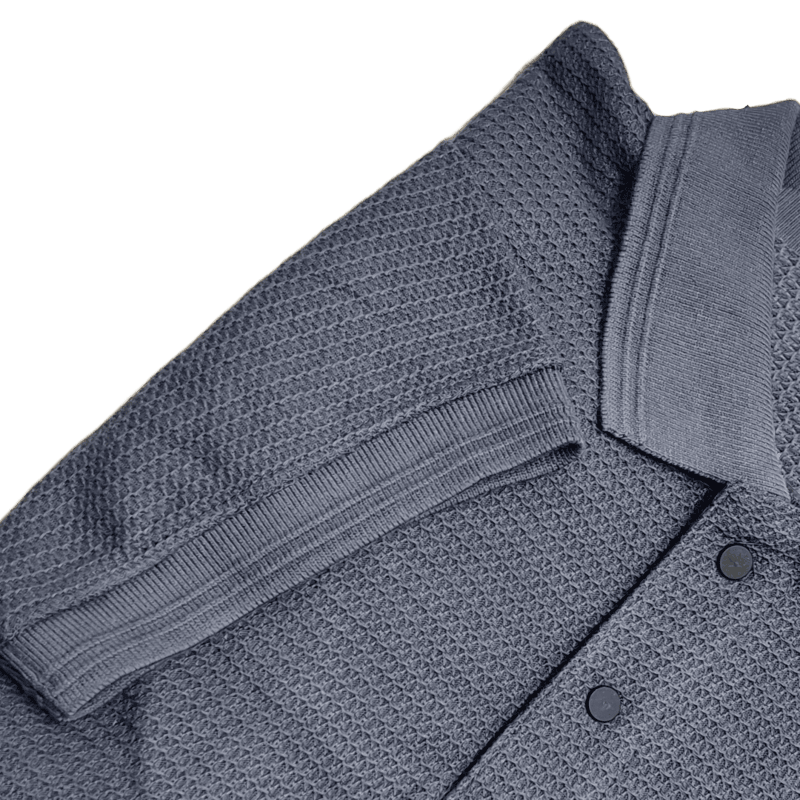 Gray Self Design Tshirt