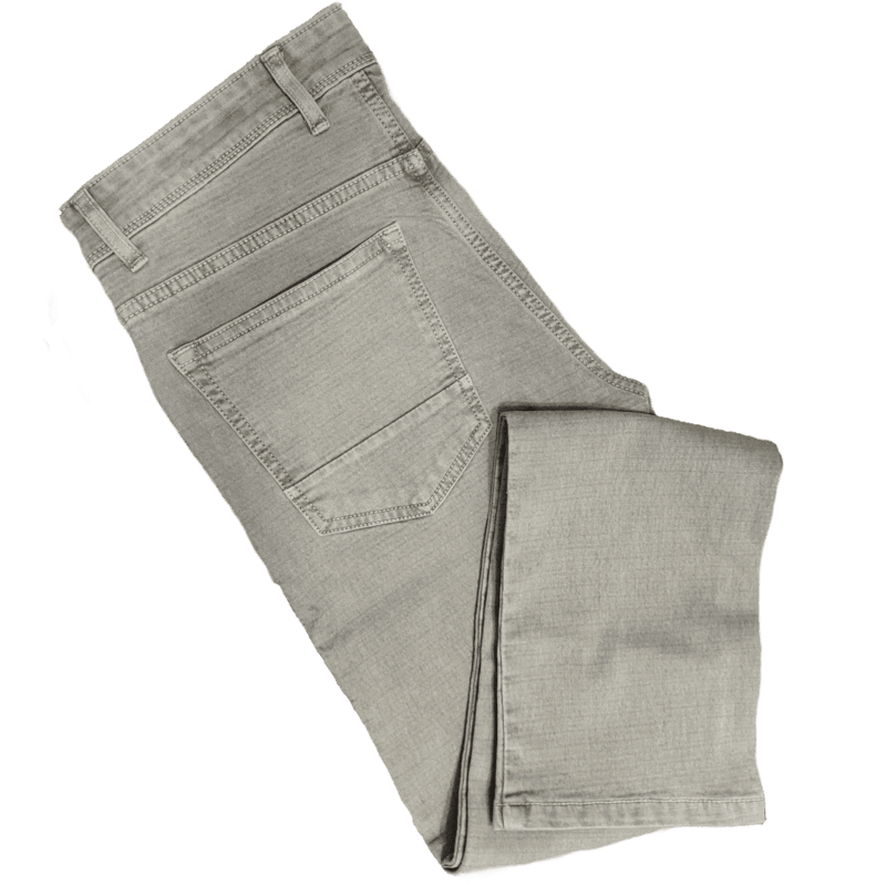 Gray Self Design Jeans
