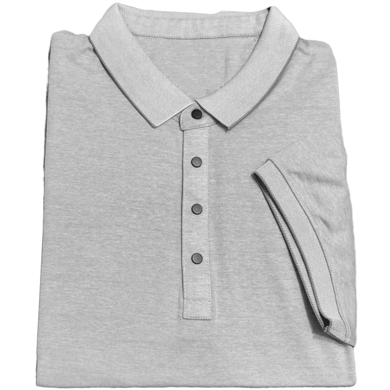 Gray Self Design Tshirt