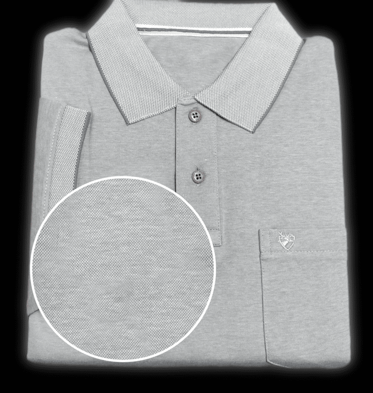 Gray Self Design Tshirt