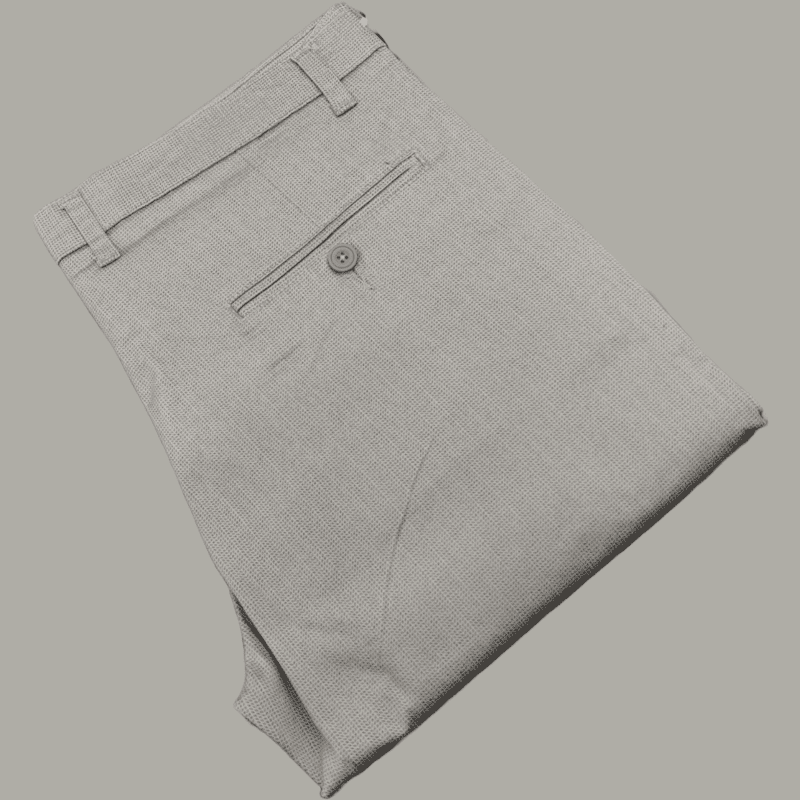 GRAY SELF DESIGN PANT