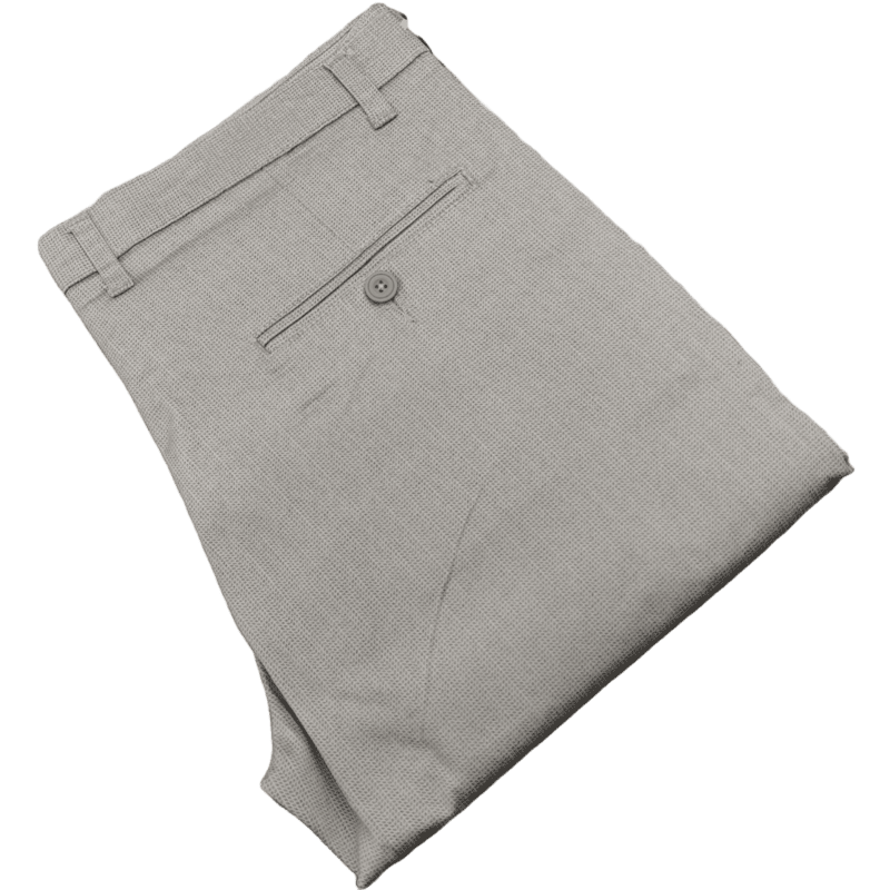 GRAY SELF DESIGN PANT