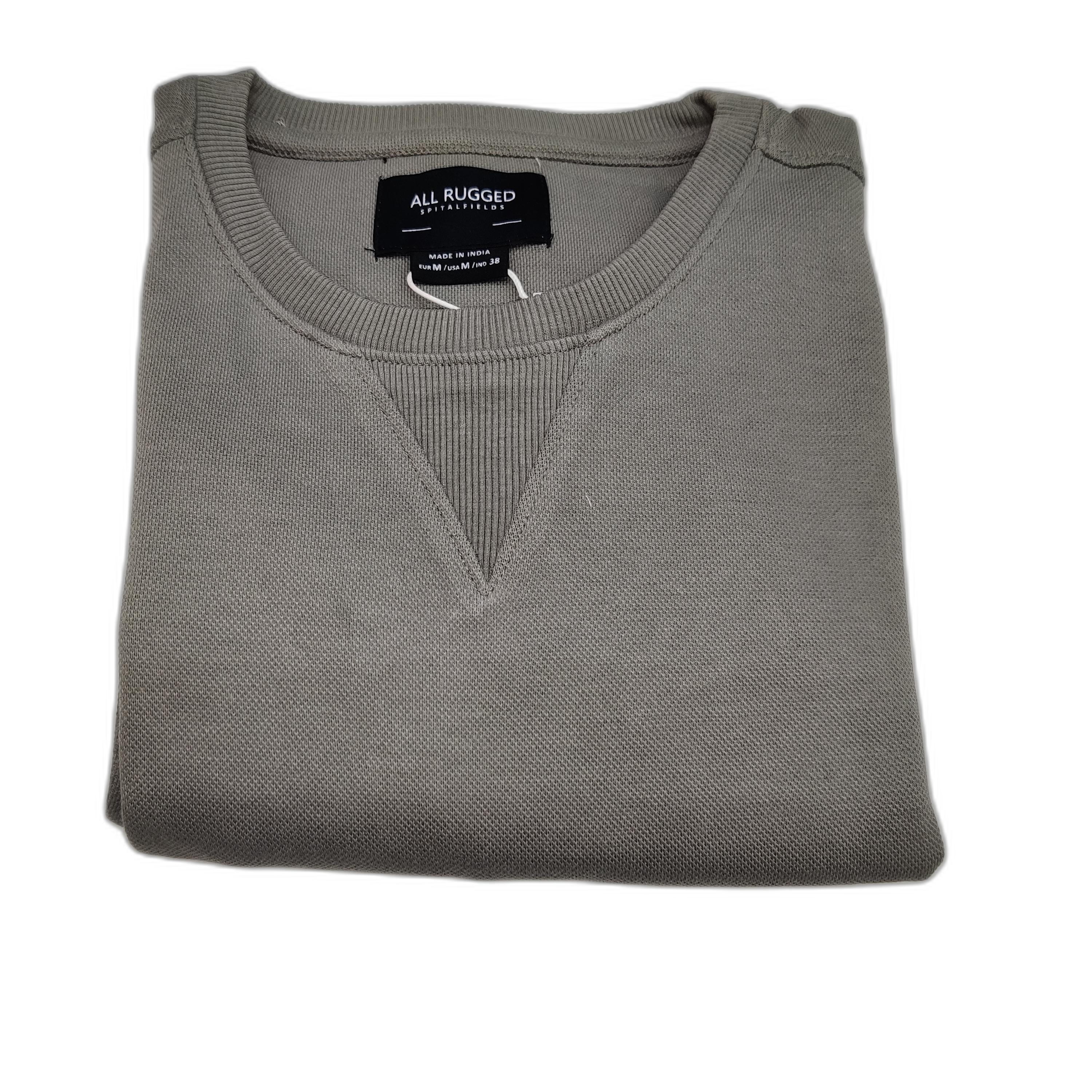 Gray Plain Round Neck Tshirt