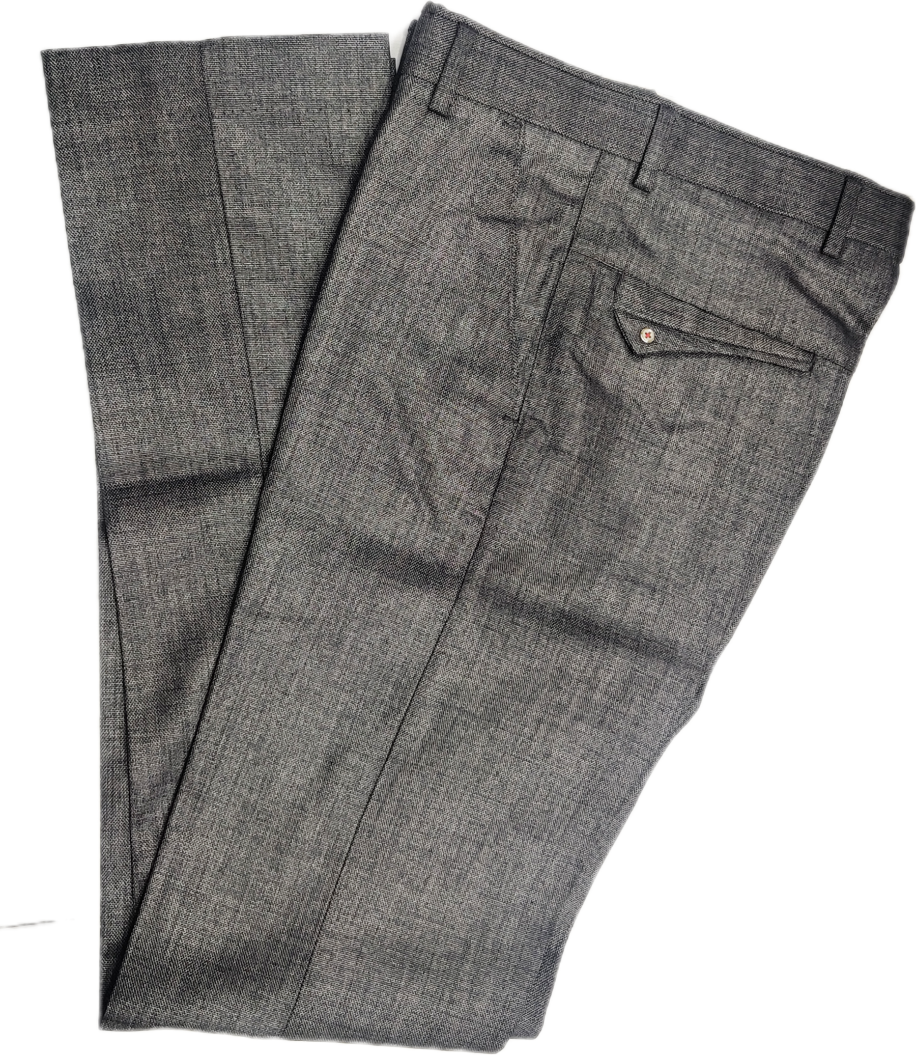 Gray Self Design Pant
