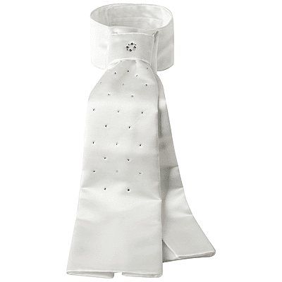 ELT Plastron Grazia Stock Tie Child/White