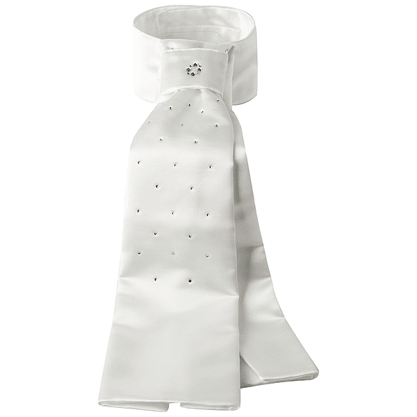 ELT Plastron Grazia Stock Tie Child/White