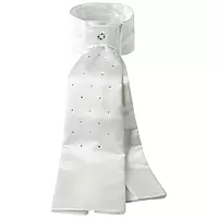 ELT Plastron Grazia Stock Tie Ladies/White