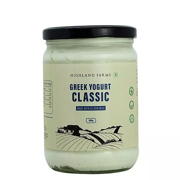 A2 Greek Yogurt Classic 500 Gms - Highland Farms