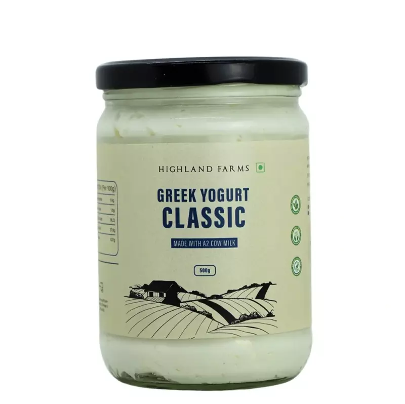A2 Greek Yogurt Classic 500 Gms - Highland Farms
