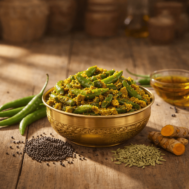 Green Chilli Pickle | Sample Pack