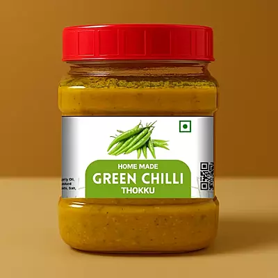 Vishnu Homemade Green Chilli Thokku- 300g