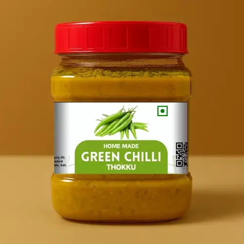 Vishnu Homemade Green Chilli Thokku- 300g