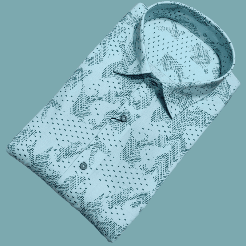 Green Printed Shirt