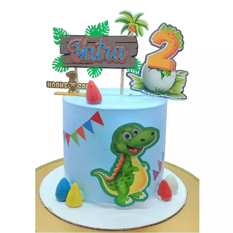 Green Dinosaur - Egg Cake