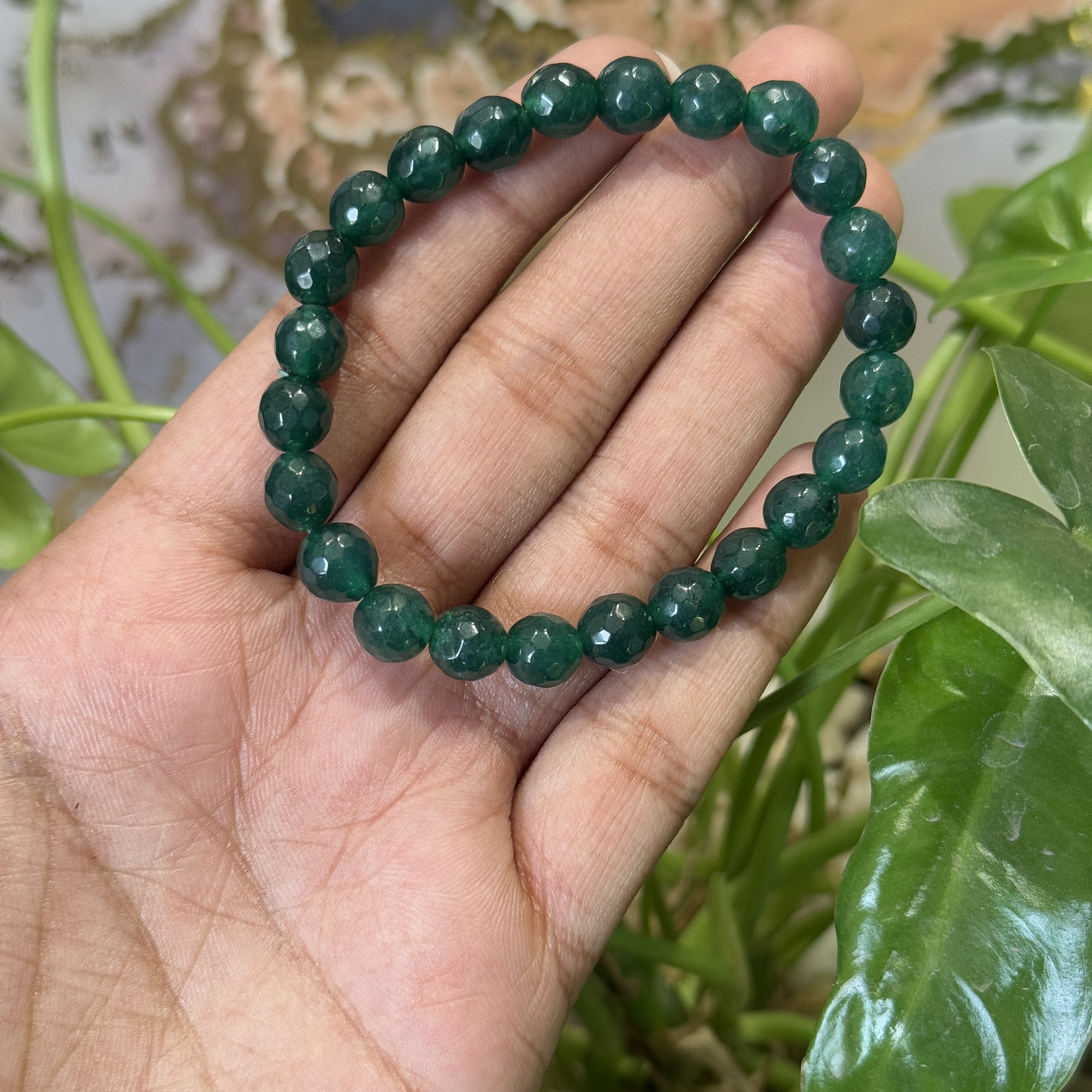 Green Jade Crystal Bracelet