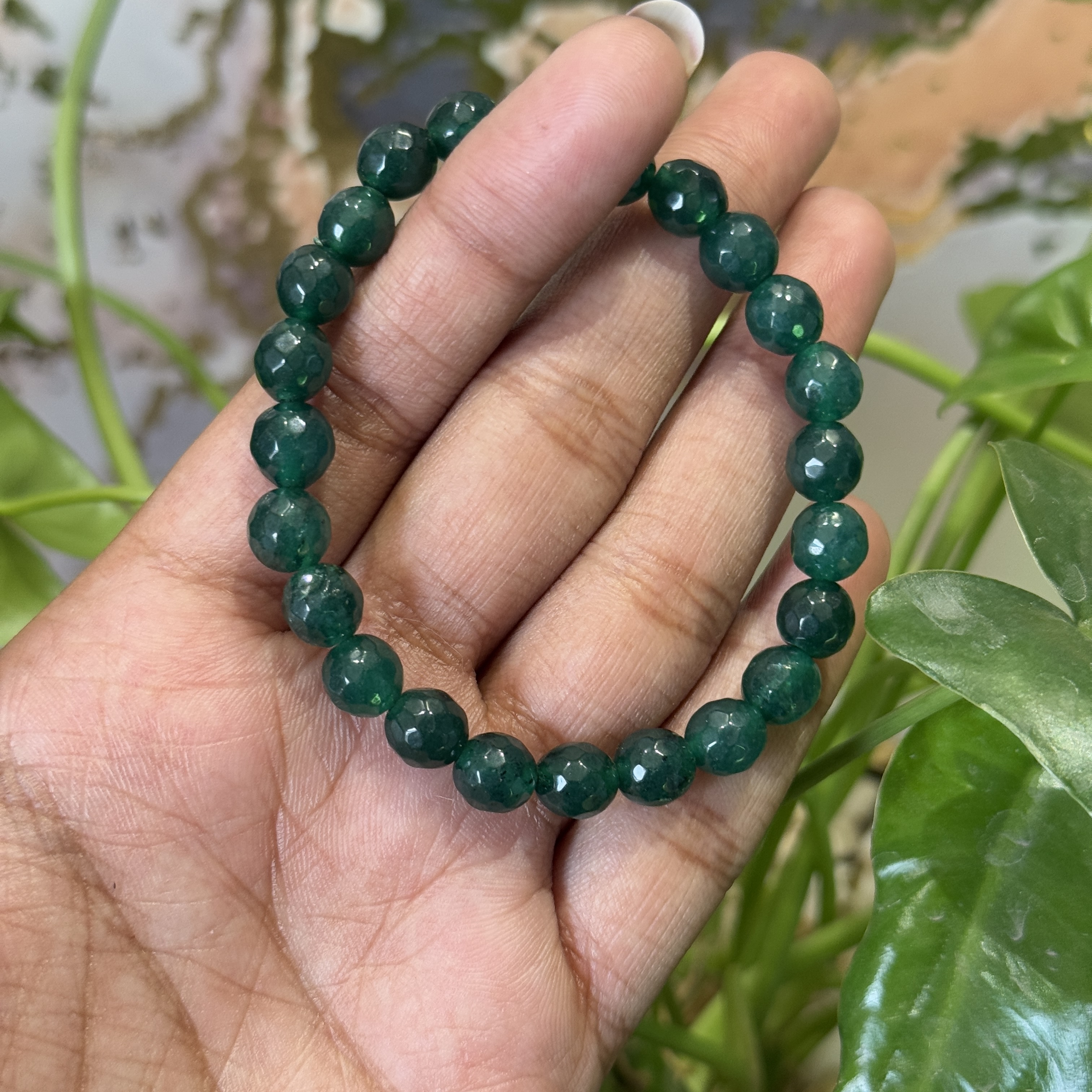 Green Jade Crystal Bracelet