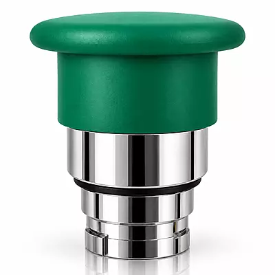 Emergency stop head spring return green φ30