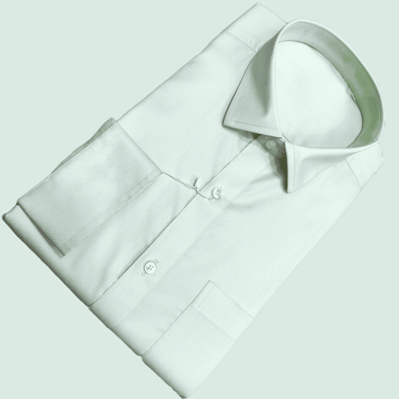 GREEN SELF DESIGN SHIRT