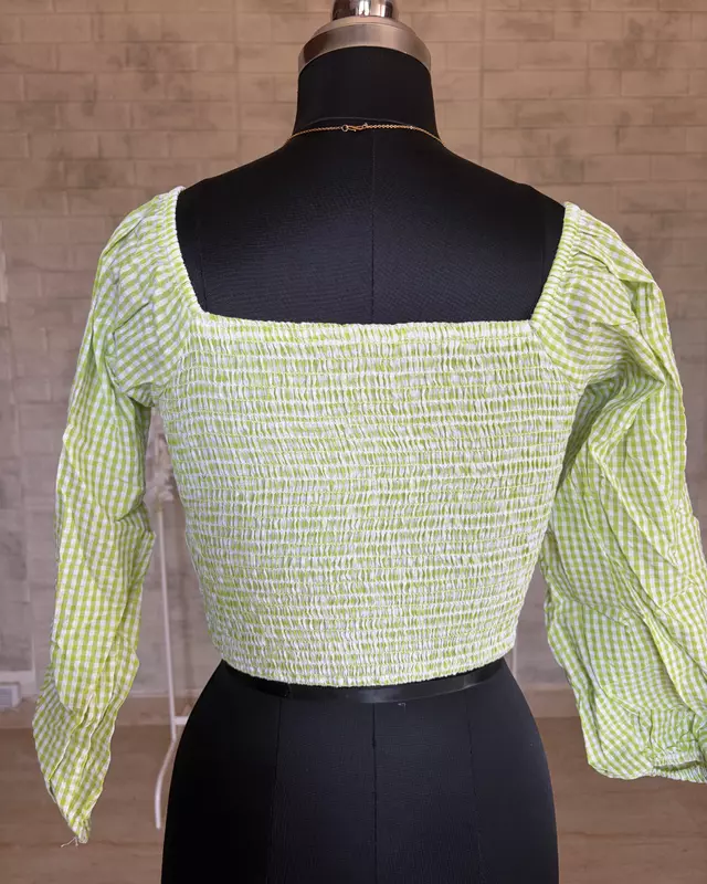 Gingham Crop Top