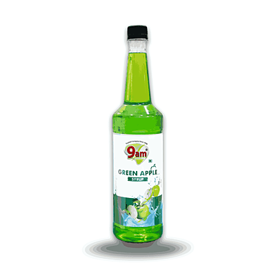 9am - Green Apple Syrup 750 ML