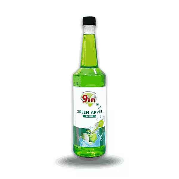 9am - Green Apple Syrup 750 ML