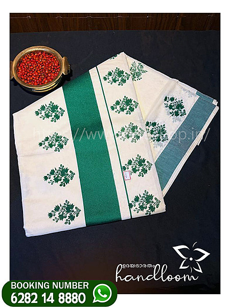 Green-cotan-saree-