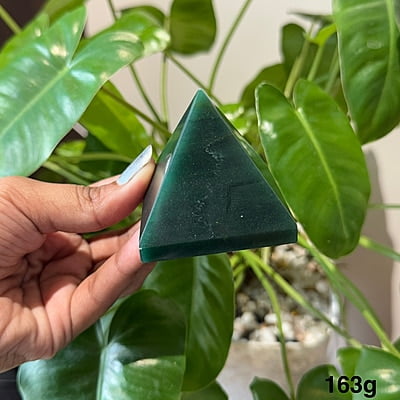 Green Jade Stone Pyramid Green Jade Stone Pyramid