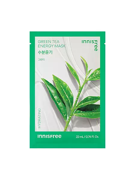 Innisfree Squeeze Energy Sheet Mask - Essence Type - Green Tea