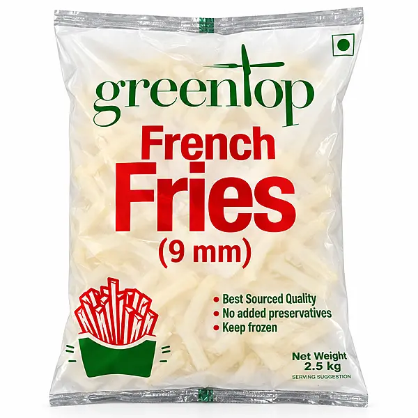 Green Top - XL French Fries 9MM 2.5 Kg