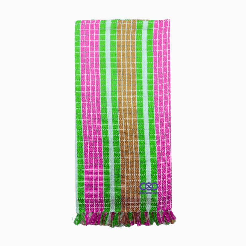 Grid Weave  Towel – Vibrant Edition (Pack of 2)